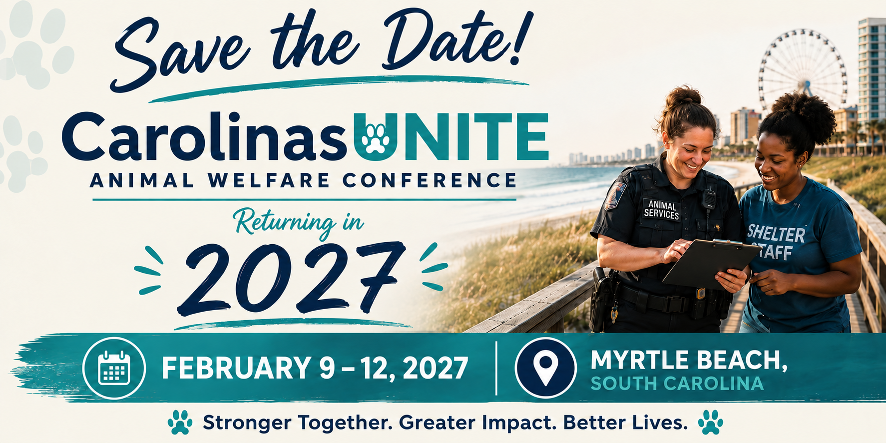 Save the date banner